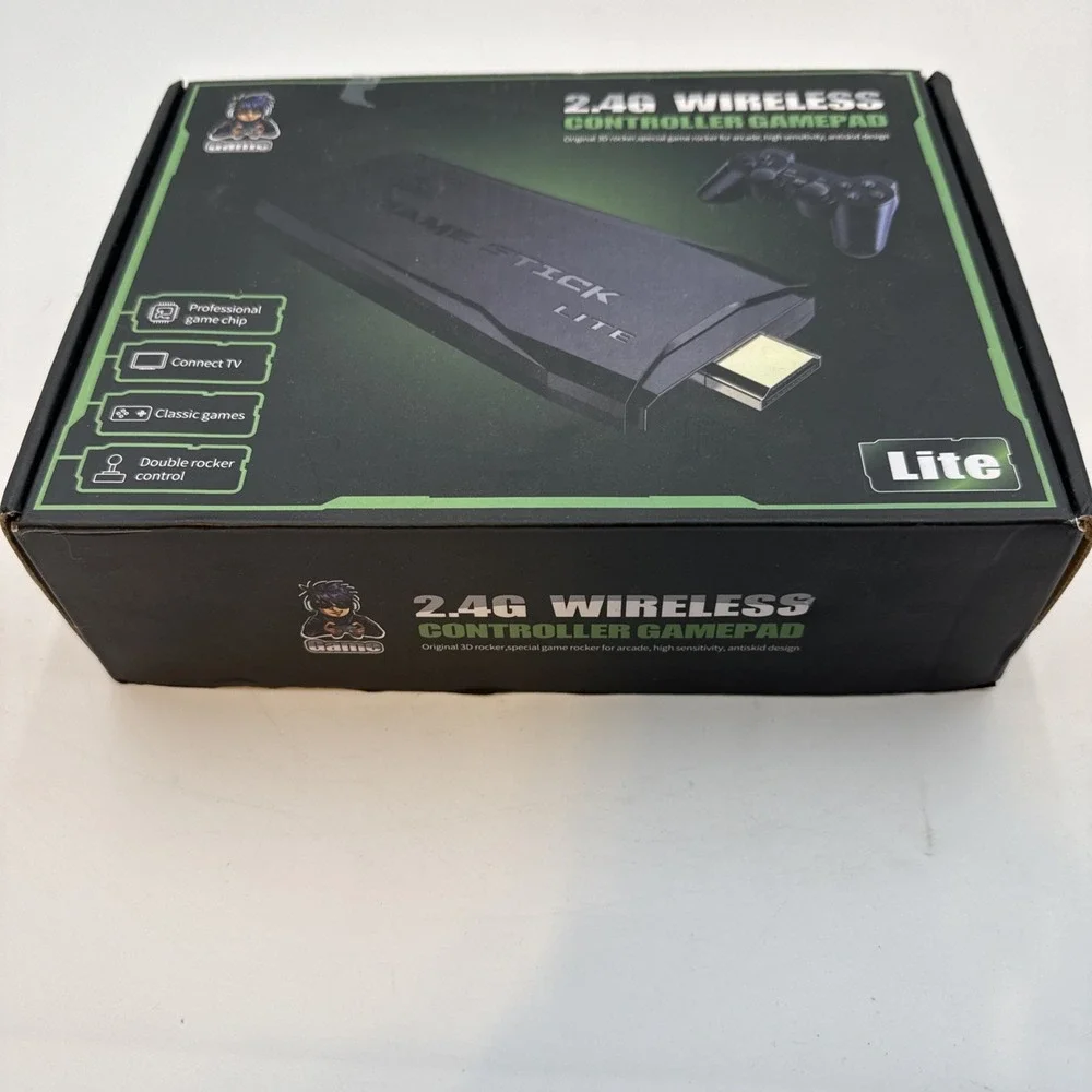 GAME CONTROLLERS 4K HD Video Game Console 20000+ Retro TV Stick 64G‎ 2Wireless
